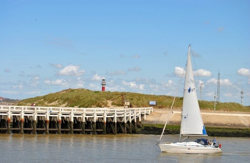 Strand beim Ferienhaus Nieuwpoort